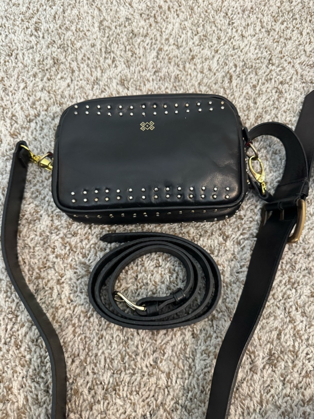 AU Mexique Studded Crossbody/Belt Bag